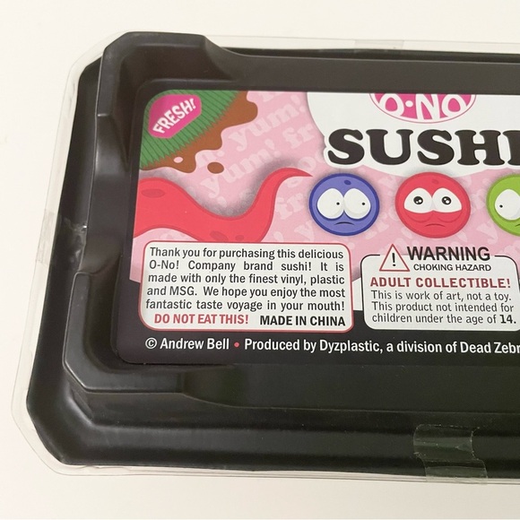 Dyzplastic Dead Zebra O-No Sushi PURPLE Vinyl Designer Toy Andrew Bell - Picture 10 of 14